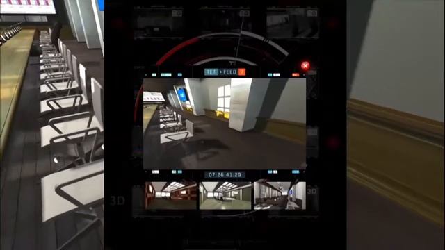 Интерактивная инсталляция для видеостены.