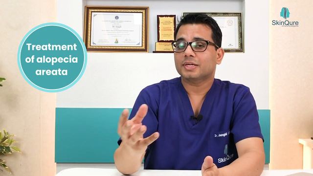 What is Alopecia areata ?- Causes, Diagnosis & Hair Re-growth Treatments? @SkinQure (in Hindi) смотреть онлайн