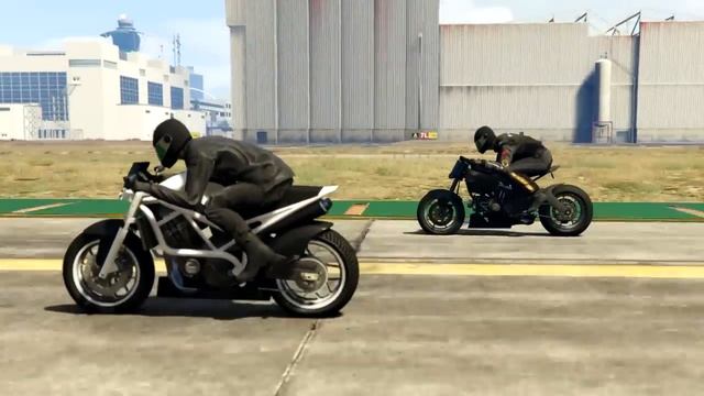 GTA 5 Pegassi Vortex vs. Dinka Akuma смотреть онлайн