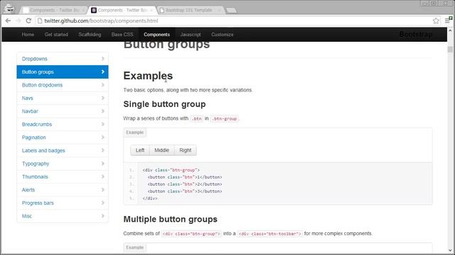 Twitter bootstrap - components1 смотреть онлайн