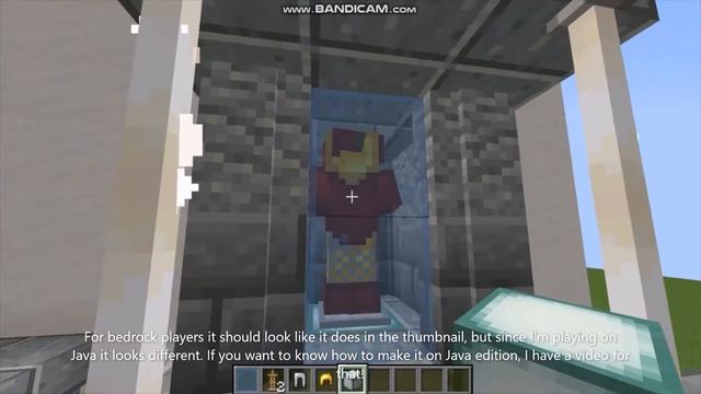Minecraft | How to make an Iron Man suit! | MCPE/Bedrock edition смотреть онлайн