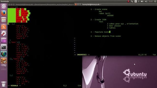 Populate a scene from a JSON with ROS and Gazebo смотреть онлайн