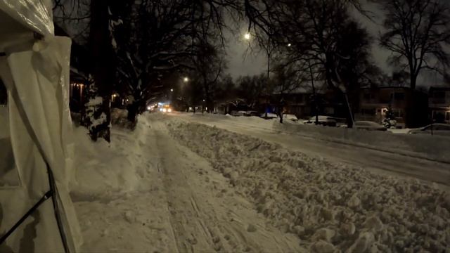 Big Snow Removal operation ( De l'Acadie) at Night ? Montreal Canada 2023 - [4K) смотреть онлайн