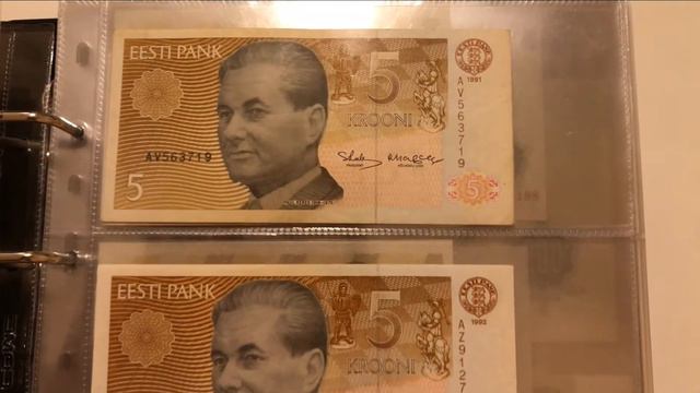 Обзор альбом - банкноты Эстонии смотреть онлайн