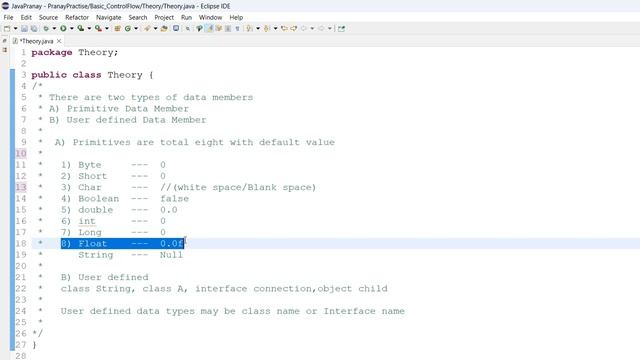Data Members : Premitive & User Defined Data Members смотреть онлайн