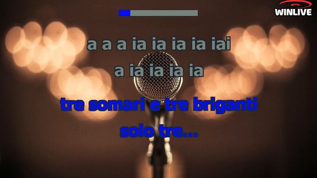 Karaoke con Testo - Tre briganti e tre somari - Domenico Modugno - Base Musicale in MP3 смотреть онлайн