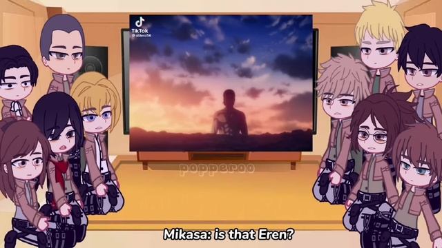 "Past Aot React to Future Eren Yeager" // TW: Spoiler // Attack on Titan // Gacha смотреть онлайн