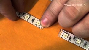 Смешение цветов RGB светодиодной ленты