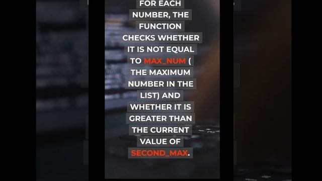Find second largest number in a List | Python Interview Questions смотреть онлайн
