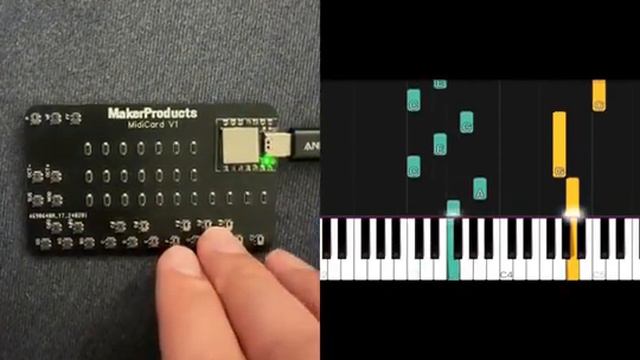 Moonlight Sonata on the world’s smallest MIDI Keyboard #MidiCard смотреть онлайн