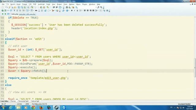 PHP PDO Tutorial Update data смотреть онлайн