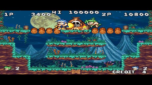 Joe e Mac Returns Arcade (Longplay 2 Players) смотреть онлайн