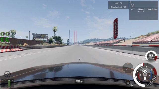 West Coast Trial: Mercedes Benz S600 W140 (Beamng Drive) смотреть онлайн
