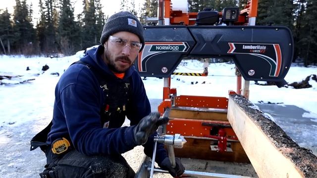 Milling Logs into Lumber | Rough Cut 2x6 for the Shop Walls смотреть онлайн