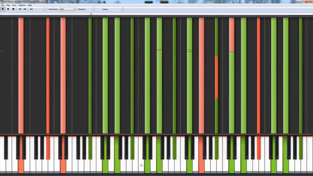 [Black MIDI Concpet] Synthesia from Above смотреть онлайн