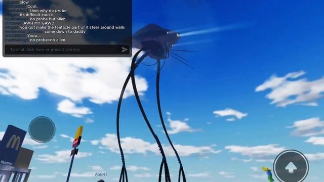 WAR OF THE WORLDS SURVIVAL: meeting the dev XISM #roblox смотреть онлайн