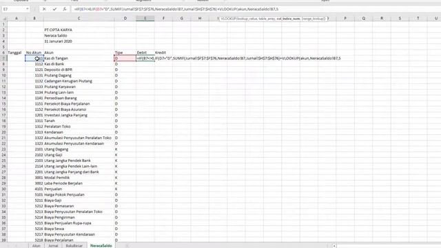 Excel for Accounting | Part VI Neraca Saldo смотреть онлайн