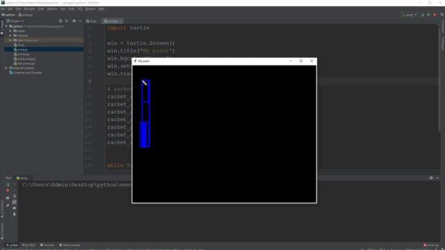 Курс Python 3 _ Игра пей понг на Python (часть 1) (1080p) смотреть онлайн