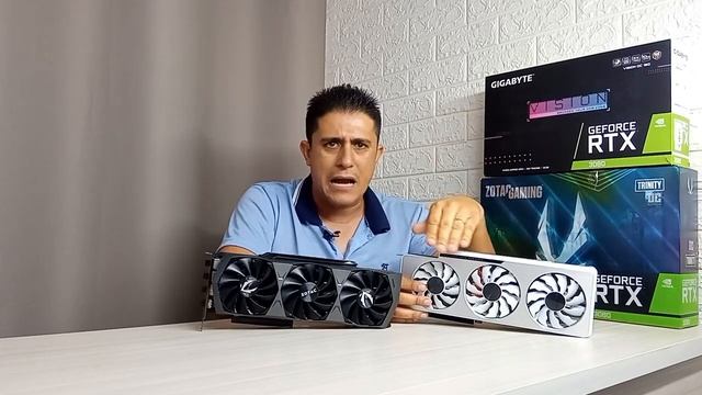 RTX 3080 GIGABYTE VISION VS RTX 3080 ZOTAC TRINITY смотреть онлайн