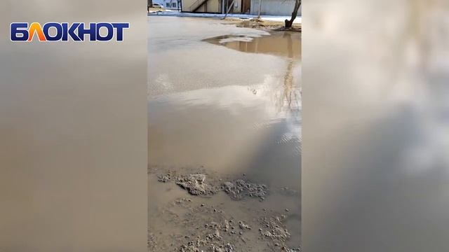 Эту лужу не могут осушить в Цимлянске много лет смотреть онлайн