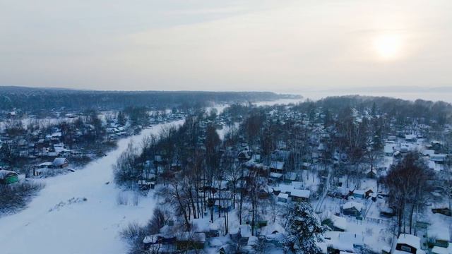 DJI MAVIC 3 "ЗИМНИЕ ПРОСТОРЫ ВОЛГИ" смотреть онлайн