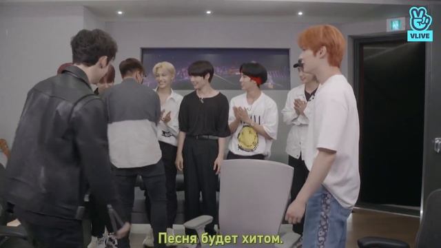 [РУС САБЫ] Stray Kids Bang Chan's V Live 