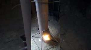 печь на отработке закрытого горения