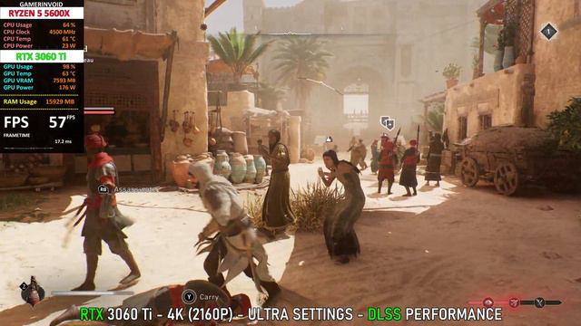 RTX 3060 Ti & RTX 4060 vs Assassin's Creed Mirage | A Great PC Port | Ryzen 5 5600X | Benchmark смотреть онлайн