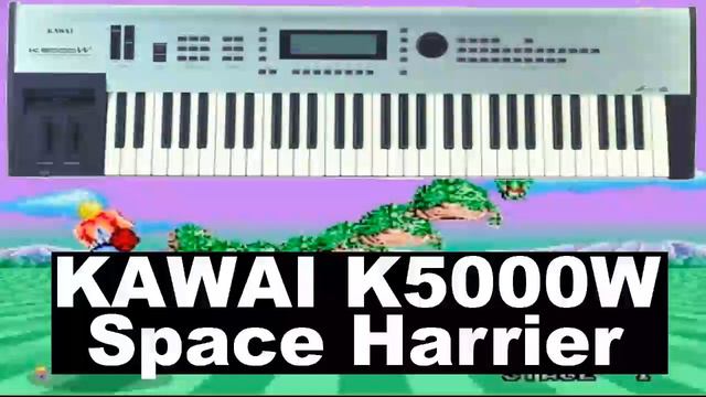 SPACE HARRIER theme for Kawai K5000w смотреть онлайн