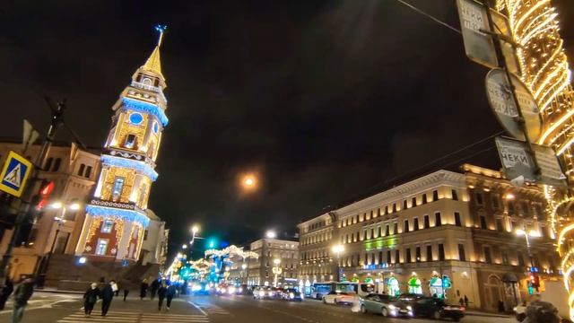 Башня Городской Думы на Невском проспекте смотреть онлайн