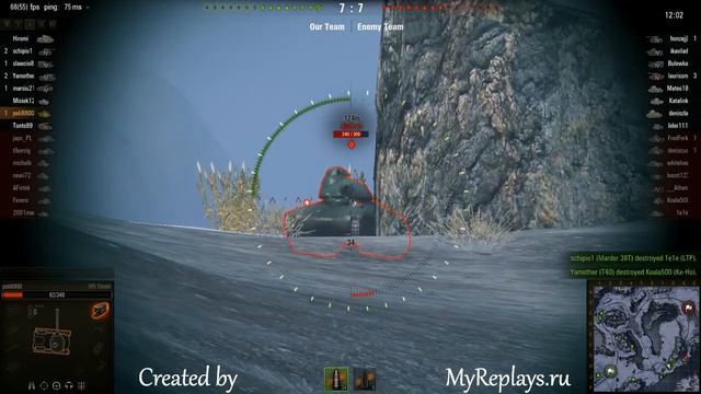 WOT: Arctic Region - M5 Stuart - 5 frags смотреть онлайн