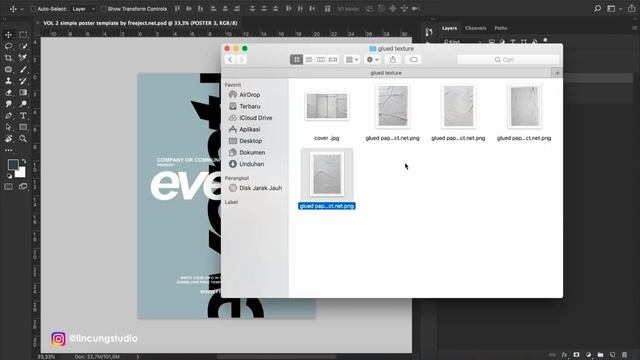 Cara Membuat Glued Poster Effect - Poster Paper Texture - Photoshop Tutorial Indonesia смотреть онлайн