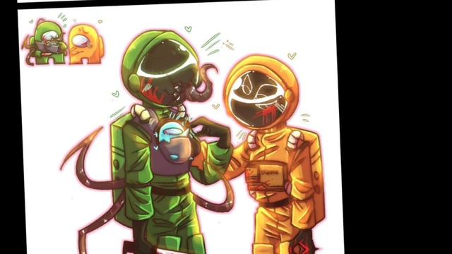 Dancin|Among us|orange x green| смотреть онлайн