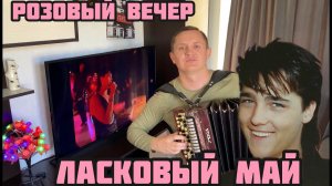 ДУШЕВНОЕ ИСПОЛНЕНИЕ "РОЗОВЫЙ ВЕЧЕР" - ЛАСКОВЫЙ МАЙ (КАВЕР НА БАЯНЕ)