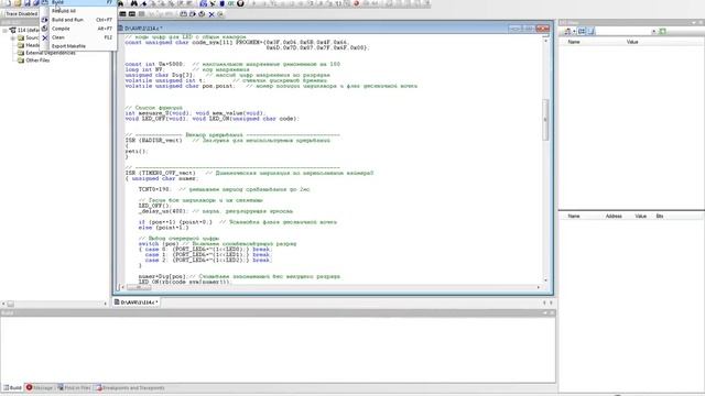 получить файл .HEX с помощью AVR Studio4 смотреть онлайн