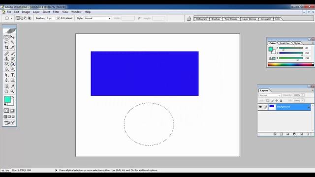 Bangla Photoshop Tutorial no 01 How to fill color in rectangle and draw a flag cs 8.0 2016 (new) смотреть онлайн