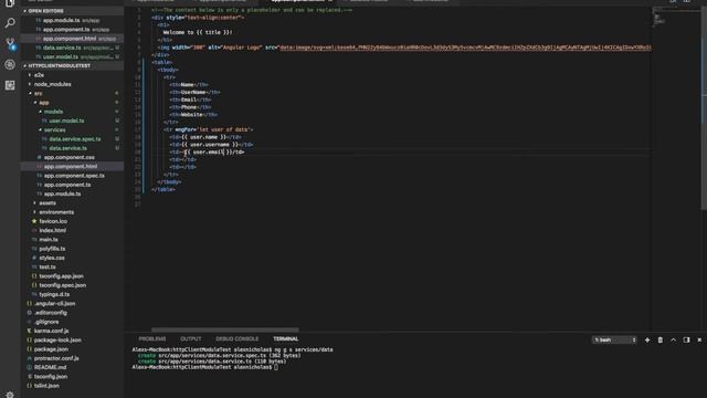 Angular 5 - HttpClientModule demonstration смотреть онлайн