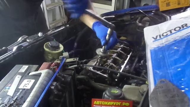 Ремонт двигателя Рено Логан в Твери (часть1) смотреть онлайн