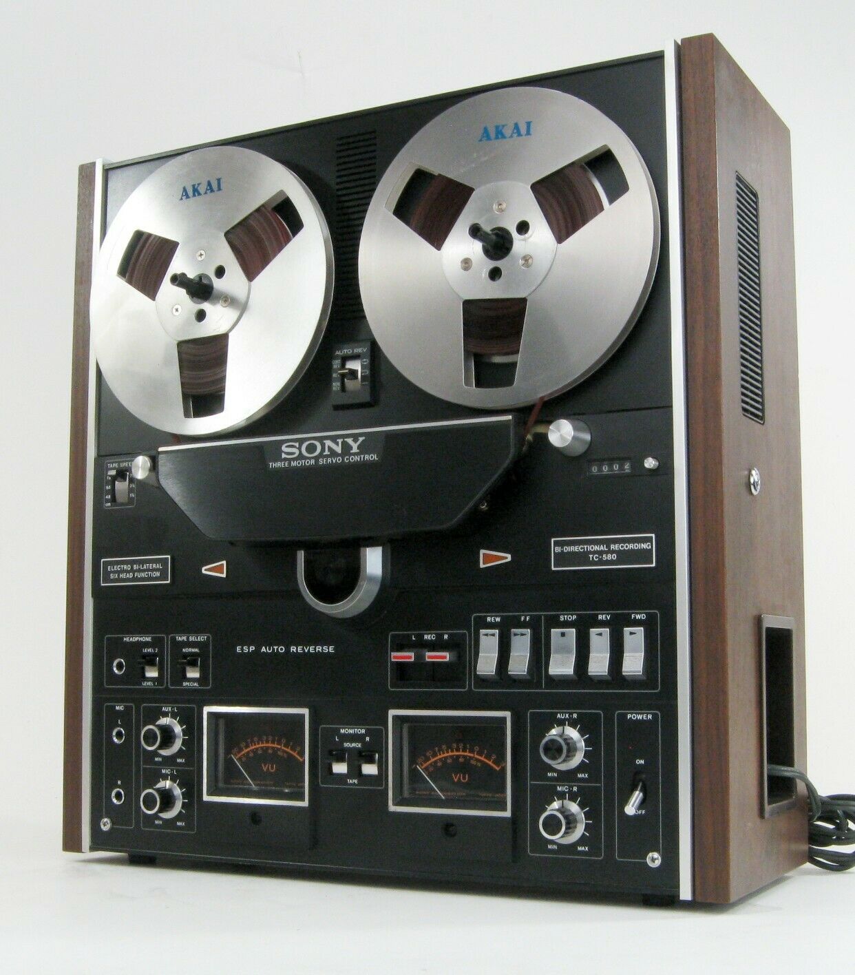 SONY TC-580 Servo Control Bi-Directional 6-Head Tapecorder Reel To Reel Vintage. смотреть онлайн