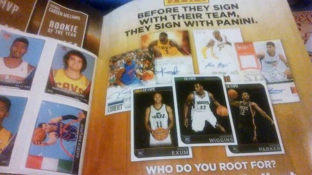 Panini NBA 2014-15 basketball stickers box break смотреть онлайн