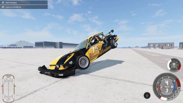 REALISTIC CRASH WITH MAZDA IN BEAMNG DRIVE смотреть онлайн