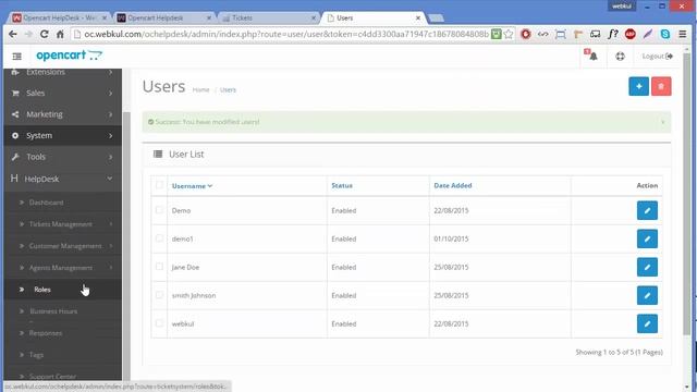 Opencart helpdesk - Agent Role , Customer Management , Business hours смотреть онлайн