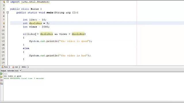 Java Tutorial 7 - Logical Operators смотреть онлайн