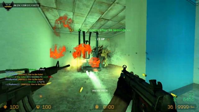Fast Victory, ZOMBIE ESCAPE, COUNTER-STRIKE: SOURCE, MAP: ZE_alien_shooter смотреть онлайн