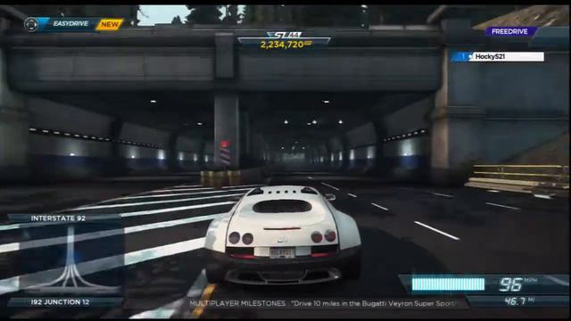NFSMW 2012: Bugatti Veyron Super Sport (Test Drive) смотреть онлайн