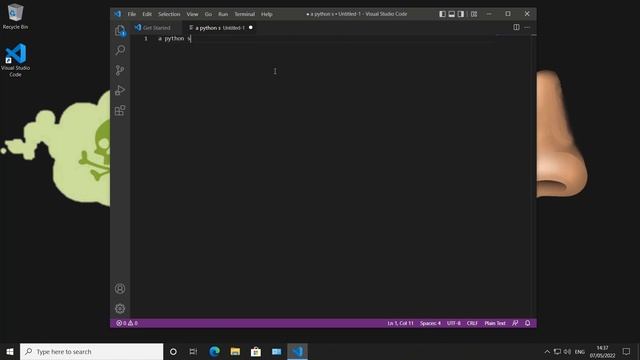 How To Write A Python Script In Visual Studio Code - VS Code For beginners #1 смотреть онлайн