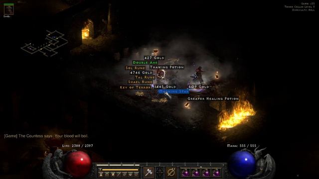 Diablo 2 Resurrected (D2R) 100 Countess Run Mf Drops Highlights | D2R Countess Run Gameplay Drops смотреть онлайн