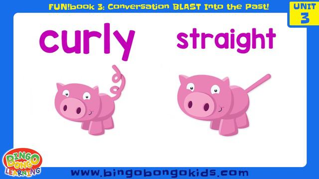 Adjectives Opposites (UNIT 3) | Conversation Blast Into the Past! FUN!book | BINGOBONGO смотреть онлайн