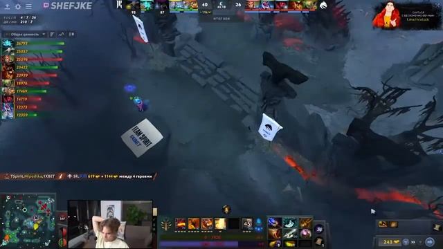 НИКС В ШОКЕ ОТ ИГРЫ ТИМ СПИРИТ НА МАЖОРЕ! / NIX СМОТРИТ Team Spirit vs Shopify Rebellion смотреть онлайн