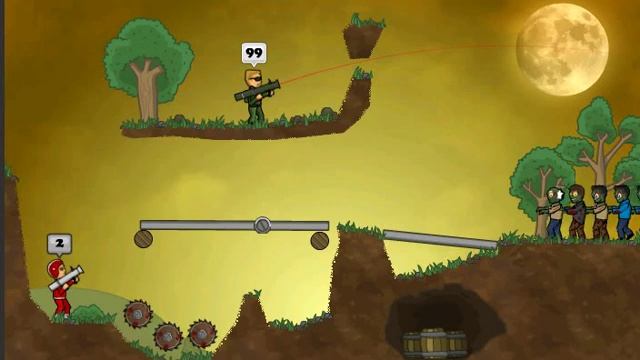 Flaming Zombooka 3:Carnival Walkthrough Levels 6-13 смотреть онлайн